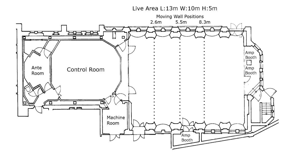 Studio 1 Floorplan - AIR Studios